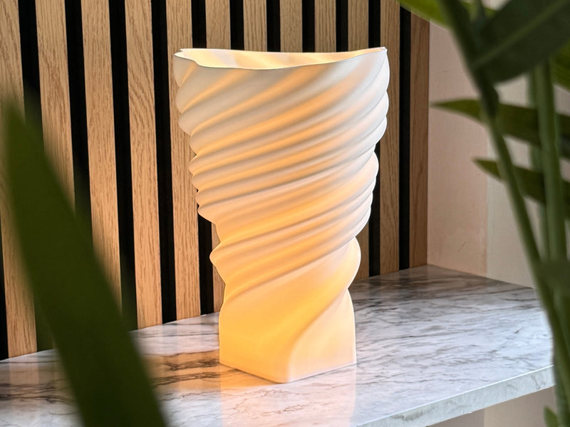 Typhoon Desk Lamp – Modern Elegance with a Futuristic Twist