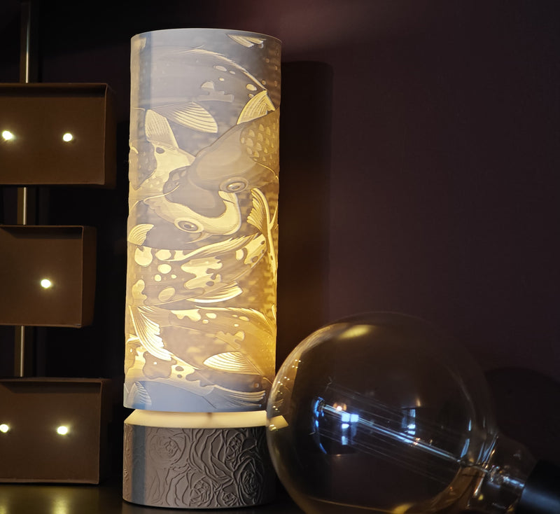 Koi Lamp – Modern Elegant Japanese Inspired Lamp