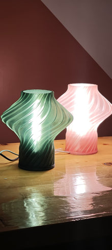 CARLA Lamp — Transparent Green & Transparent Pink - Fully3D Ltd